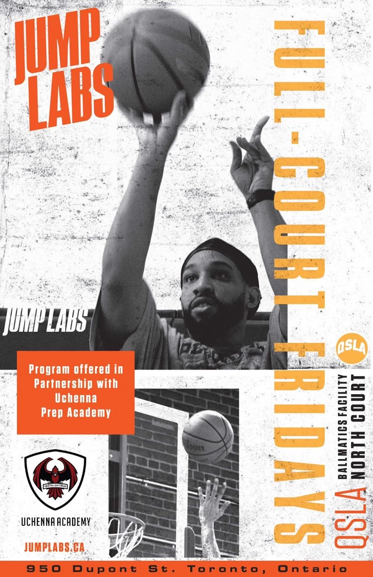 Jump Labs youth basketball development camp flyer