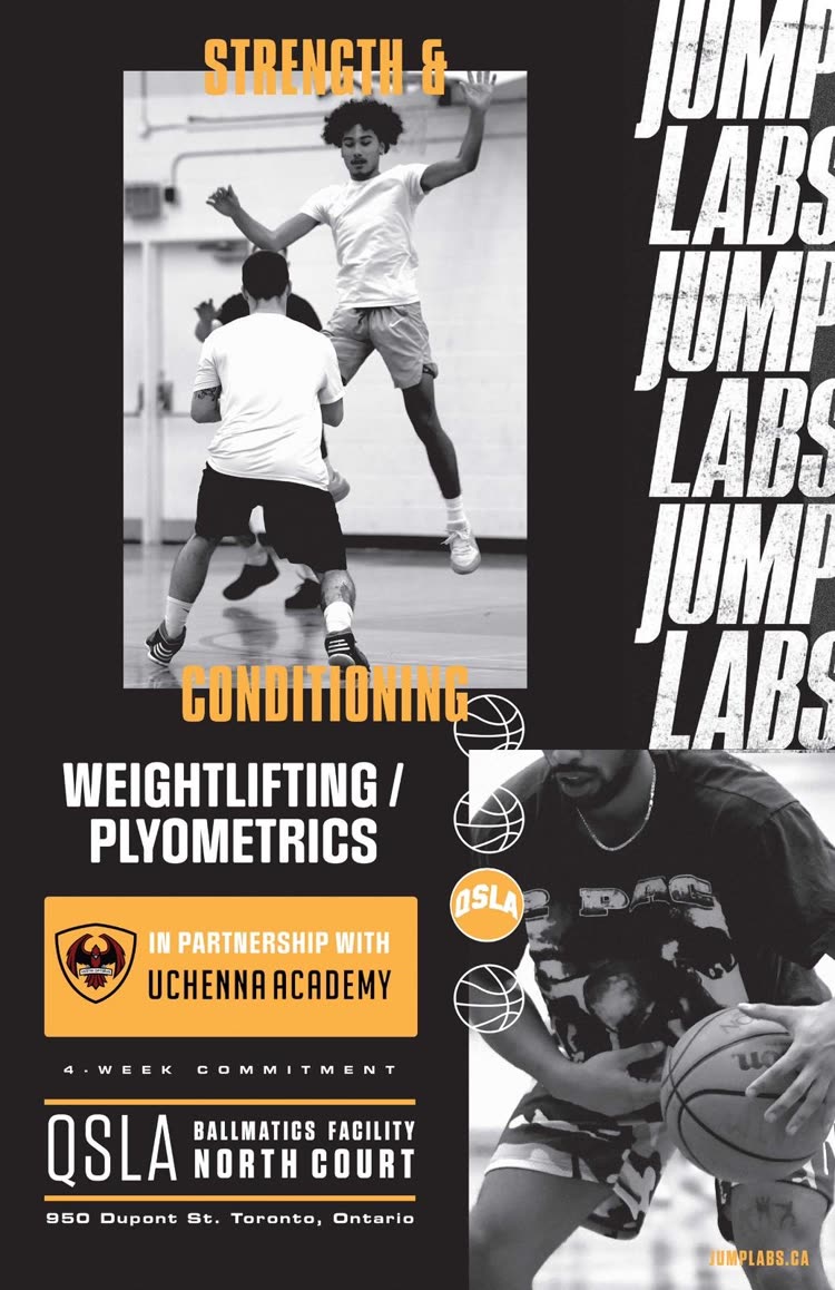 Jump Labs athletic training sessions and events poster